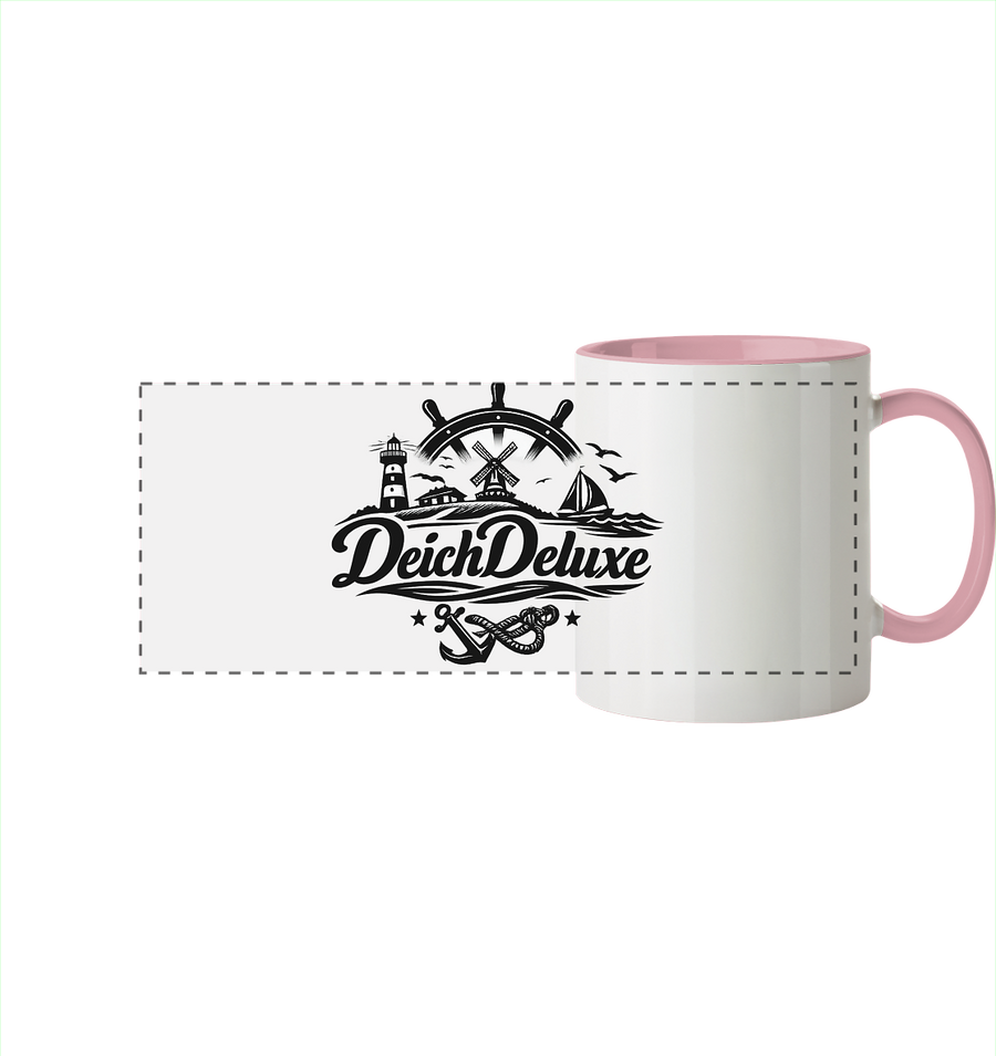 DeichDeluxe - Panorama Becher zweifarbig